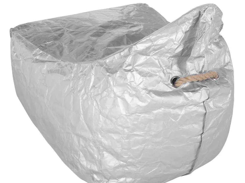 Bean Bag 200 L DROP 63 cm 75 cm Silver_798904