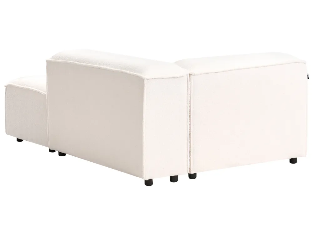 Left-Hand Chaise Longue ARDAL Boucle Off-White_908210