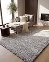 Shaggy Rug DEMRE Grey 160 x 230 cm