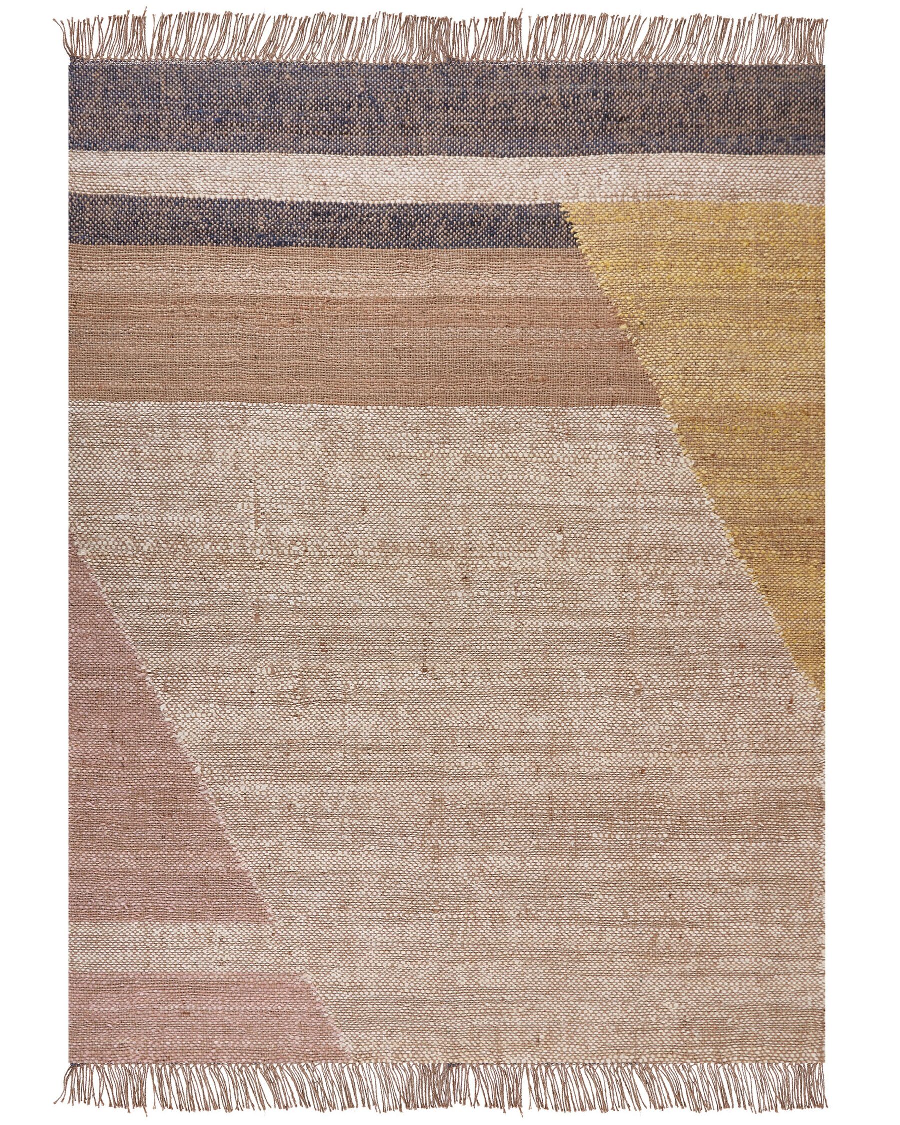 Jutový koberec 160 x 230 cm hnedý SAMLAR_852642