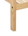 Estantería de baño de madera de bambú clara BAXLEY_926872