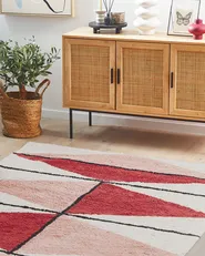 Tappeto PURNIA Multicolore 160 x 230 cm Cotone_817002