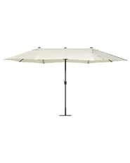 Patio Parasol 460 cm SIBILLA Beige_680024