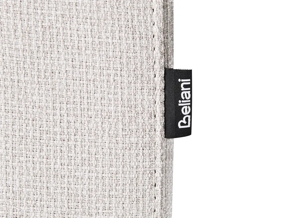 Manual Recliner Corner Sofa 5 Seater ROKKE with USB Port Fabric Off-White Left Hand_959395