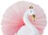 Plyšová nástenná dekorácia biela/ružová ODETTA_848339