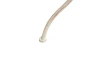 Stolik bistro YAVIZA 80 cm 36 cm Metal Jasnobeżowy_1001766