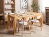 Table de salle à manger en bois d'acacia clair 180 x 90 cm TESA_918665