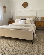 Tappeto ALUCRA Beige 160 x 230 cm Lana_978424