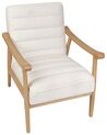 Fauteuil en bouclé blanc LEKNES_927228