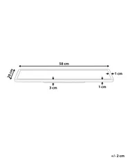 Lampa sufitowa LED ARDENZA Z pilotem Ze ściemniaczem Srebrny_1125189