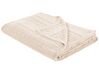 Cotton Bedspread 150 x 200 cm Light Beige DAULET_917788