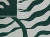 Coperta acrilico verde e bianco sporco 130 x 170 cm BARTAR_834394