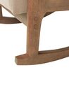 Fabric Rocking Chair Beige SKOVDE_927221