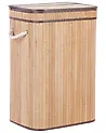 Laundry Basket KALUTARA Bamboo Light Brown