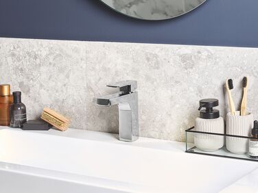 Mono Bathroom Basin Tap Silver IRUPU 