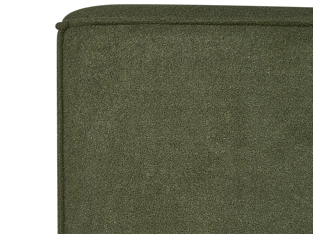 Bed Boucle LINARDS 160 x 200 cm (EU King Size) Dark Green_930526