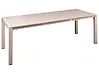 Rozkladací záhradný stôl ARDESIO 160/220 cm 90 cm Kov Béžová