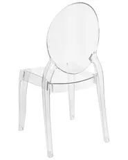 Set di 4 sedie da pranzo MERTON Trasparente_868884