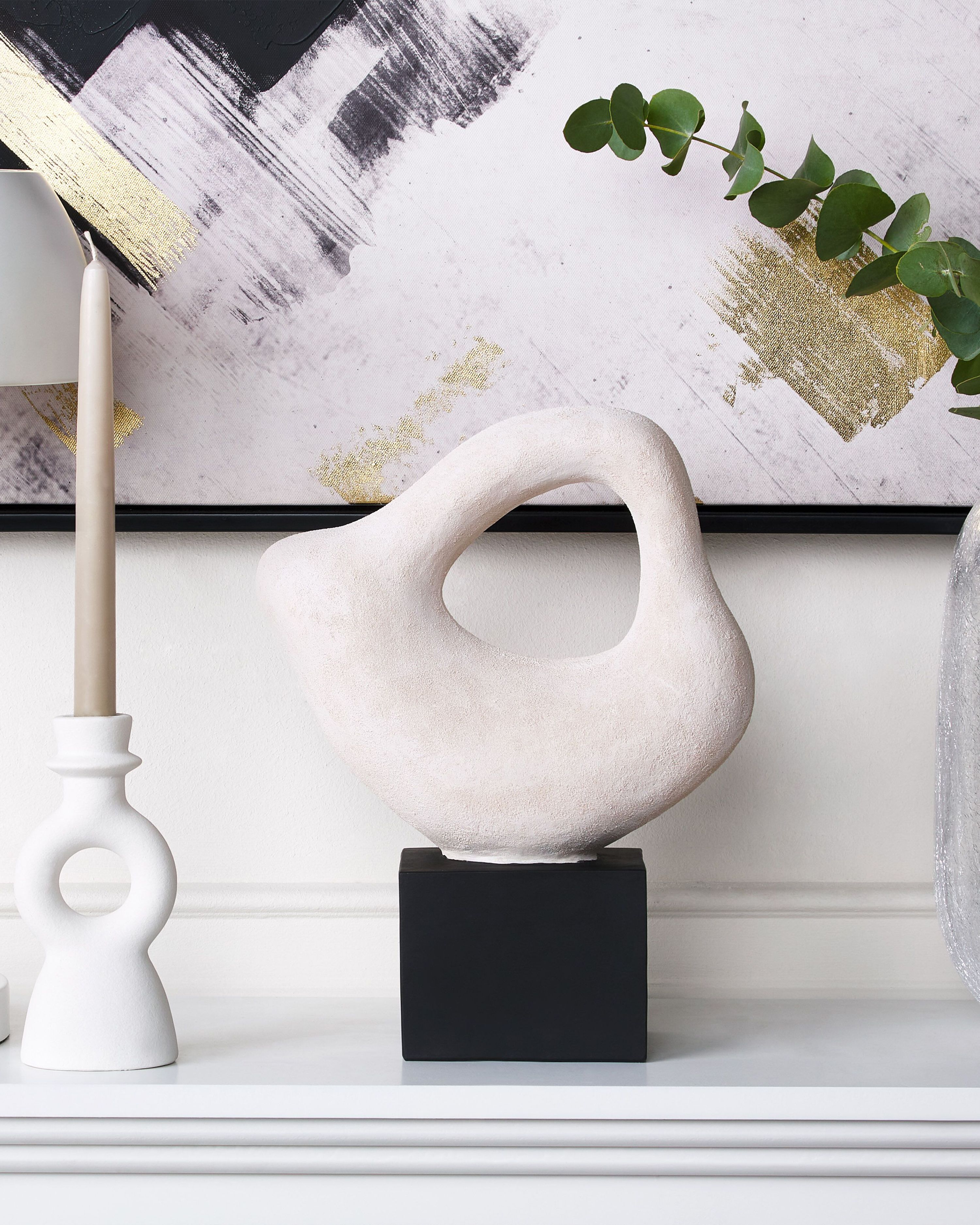 Figura Decorativa Renna Ecopelle Marrone Bianco Argento Verde 38 Cm Na Figura Decorativa Renna Ecopelle Marrone Bianco Argento Verde 38 Cm Na