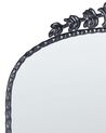 Kovové nástěnné zrcadlo 51 x 114 cm černé LIVRY_900187