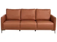 Living Room Set 6 Seater CILENS Fabric Golden Brown_1120255