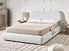 Ottoman Bed BLAGNAC Fabric Light Grey 140 x 200 cm (EU Double)