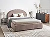 Ottoman Bed VAUCLUSE Boucle Taupe 160 x 200 cm (EU King Size)