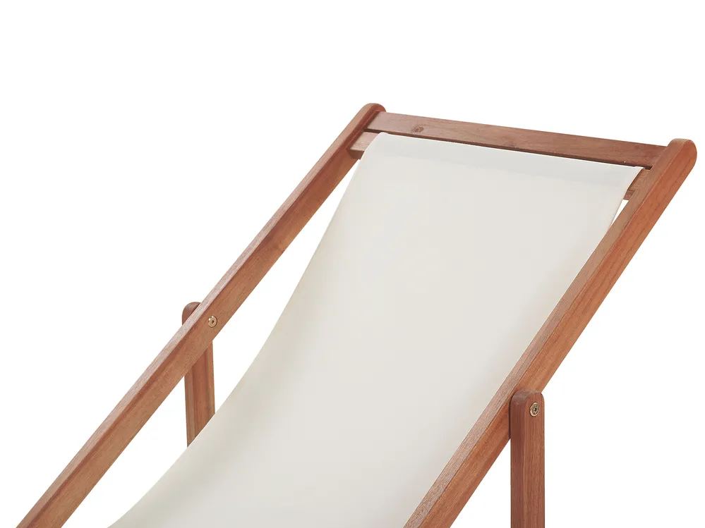 Folding Deck Chair ANZIO Acacia Wood Dark Brown_779435