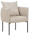 Armchair MALMOS Fabric Light Beige