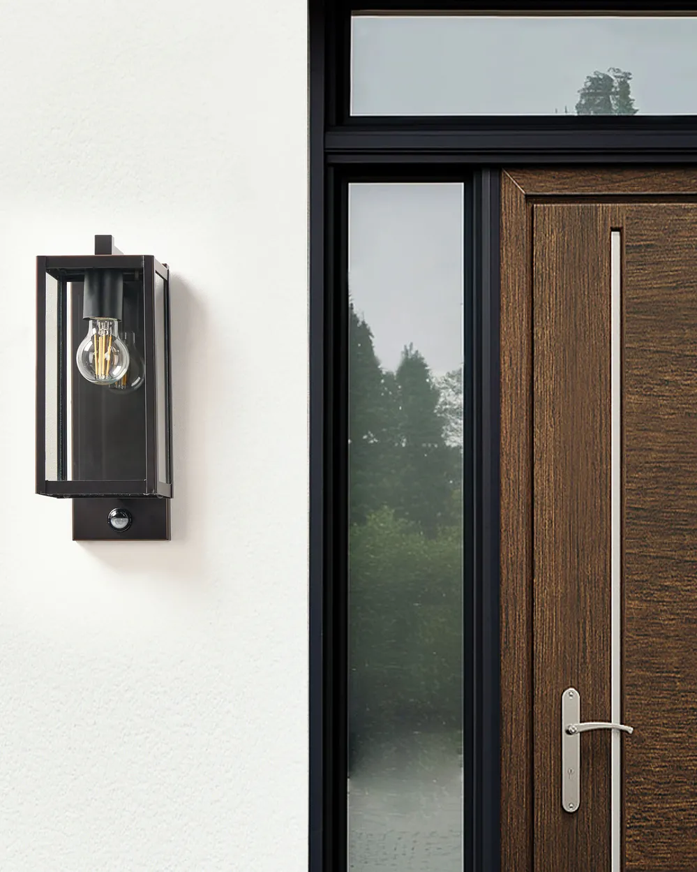 Applique a per esterni MEGGET con sensore di movimento Nero_870479
