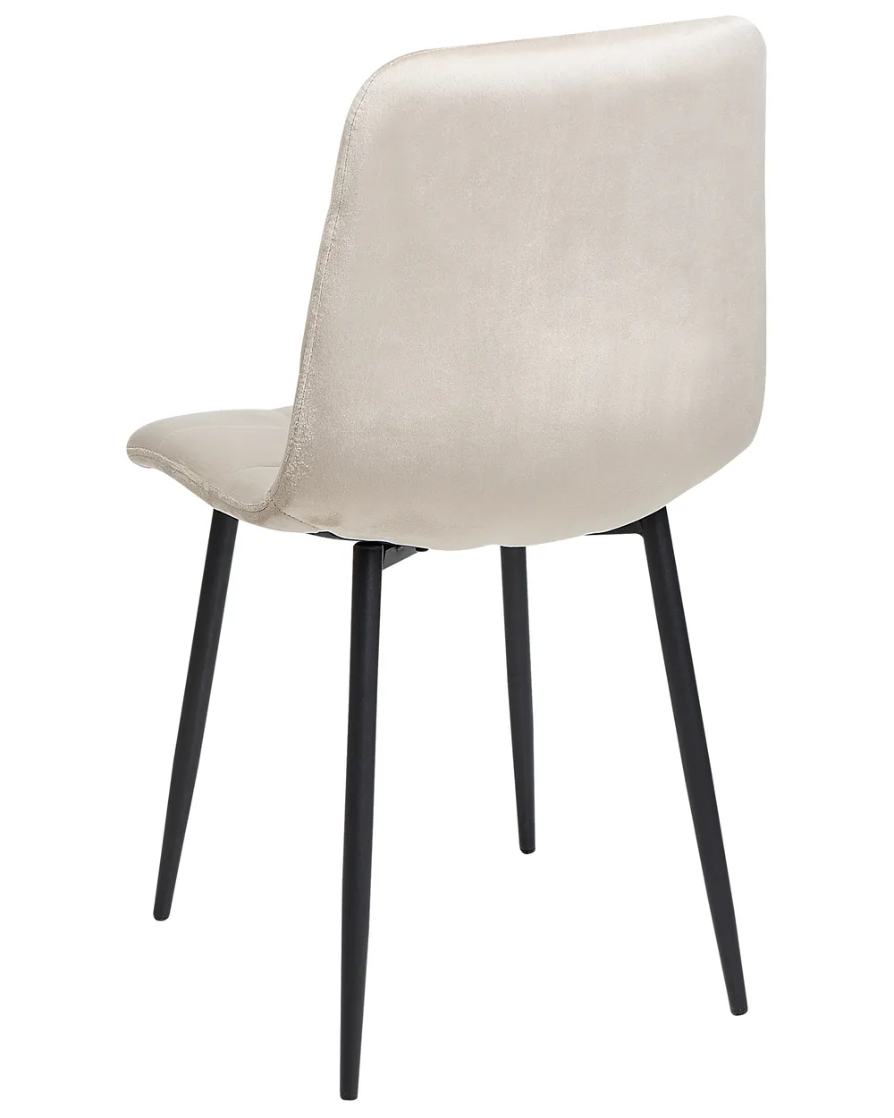 Set di 4 sedie da pranzo POWELL Velluto Beige_1100217