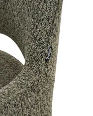 Dining Chair Swivel MORAVIA Boucle Green_965184