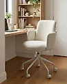 Office Chair DRYDEN Boucle Off-White