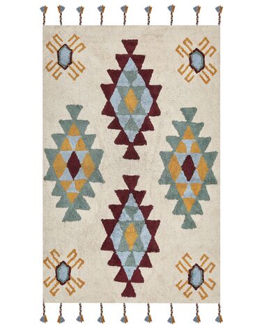 Bavlněný koberec 160 x 230 cm barevný DUZCE