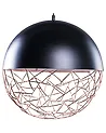Pendant Lamp PADMA Metal Black