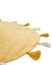 Kids Rug KODINHI  Yellow ø 120 cm Cotton_1155163