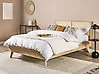Bed Rattan MONPAZIER 140 x 200 cm (EU Double) Light Brown