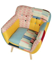 Armchair MELBY Fabric Multicolour_477202