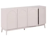 4 Door Sideboard BOULIA Light Beige_1169371