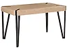 Mesa de comedor CAMBELL Gris pardo 130 cm 80 cm