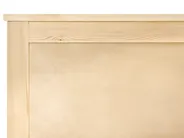 Bett mit Lattenrost DAUPHIN Kiefernholz Hellbraun 120 x 200 cm_1059944