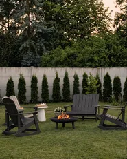 Garden Rocking Chair ADIRONDACK Dark Grey_1109896