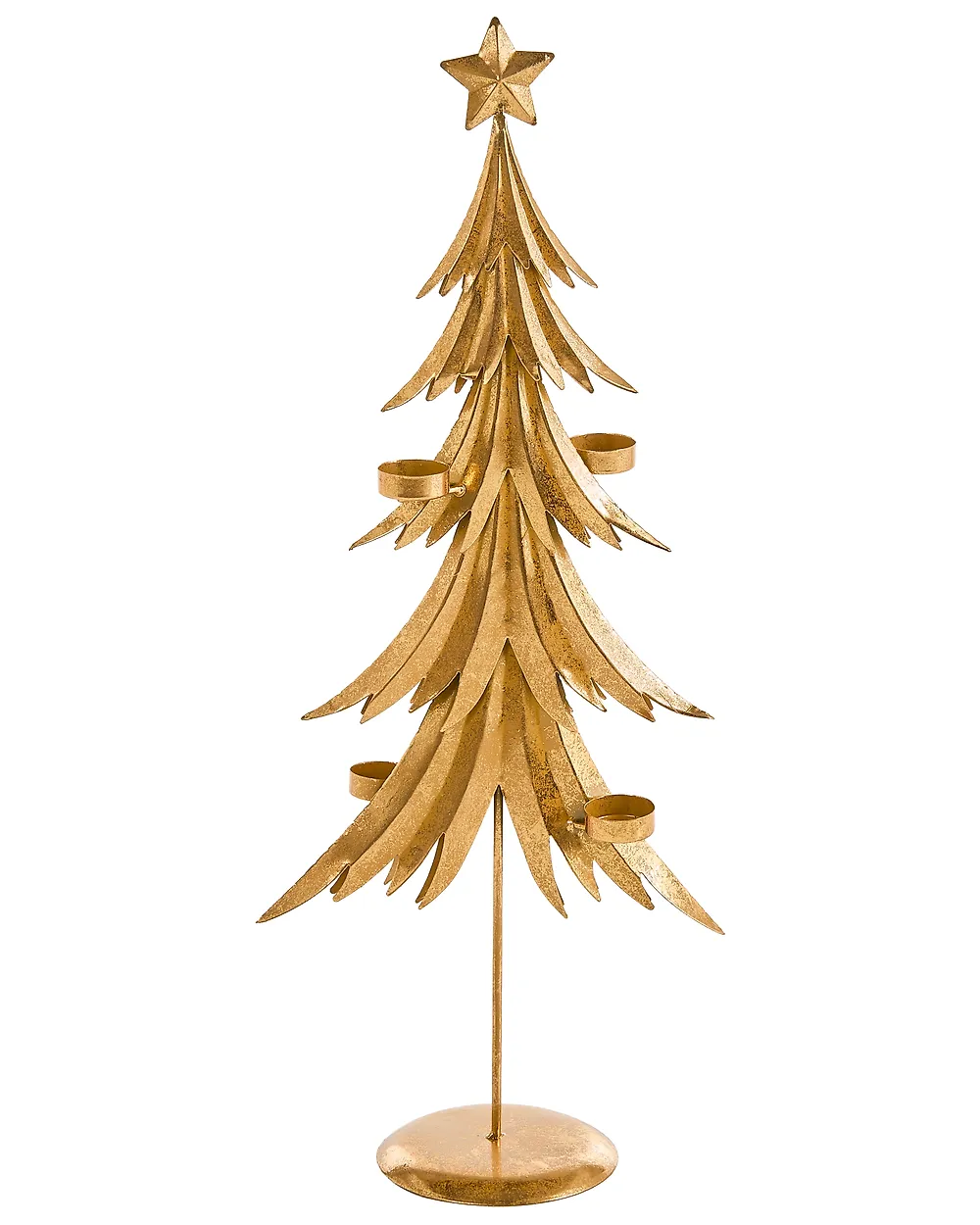 Candle Holder JOUKIO 72 cm Metal Gold_1175751