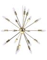 18 Light Pendant Lamp Gold MAGUSE_739127