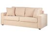 Sofa 3-osobowa sztruksowa beżowa FALUN _874403