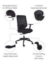 Swivel Office Chair Black VIRTUOSO _930209