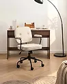 Desk Chair PAWNEE Fabric Light Beige