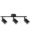 3 Light Spotlight NYANDO Metal Black