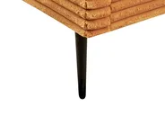 Bed Corduroy FLAYAT 180 x 200 cm (EU Super King) Orange_967986