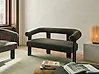Sofa dla 2 osób ILBRO Boucle Ciemnozielony